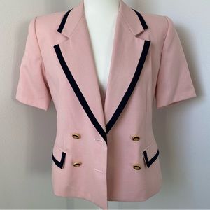 Vintage short sleeve blazer